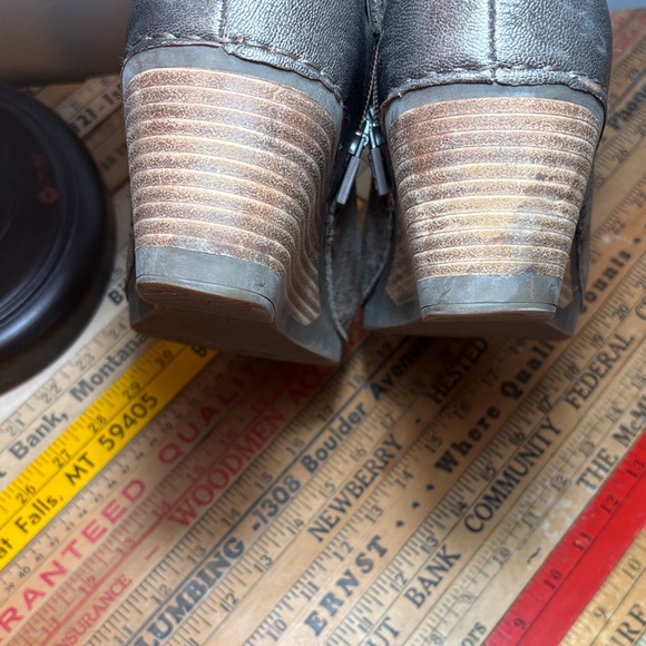 Dansko Mocha Brown Suede Wedge Ankle Boots - Picture 4 of 8